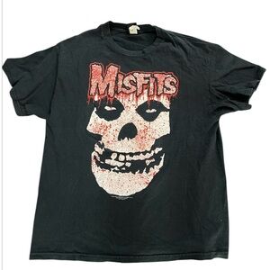 Faded Black Large Vintage Misfits tshirt